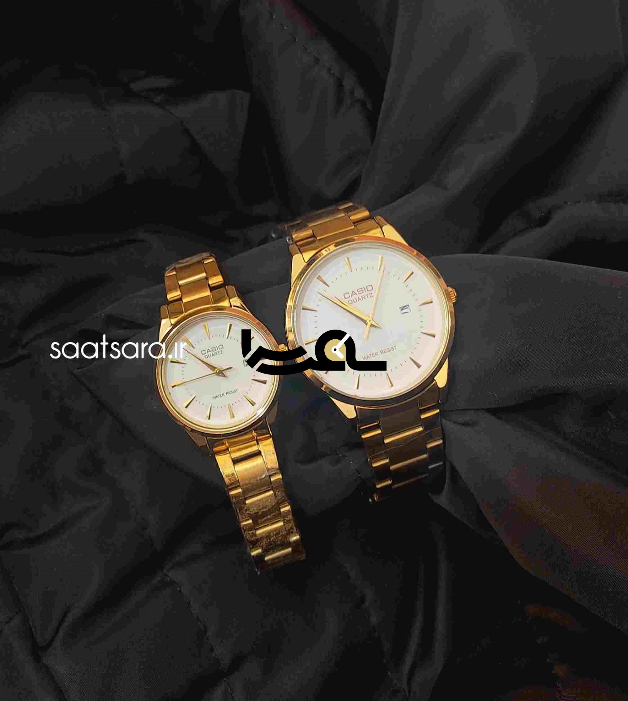 ساعت مچی عقربه ای طلایی مردانه رولکس