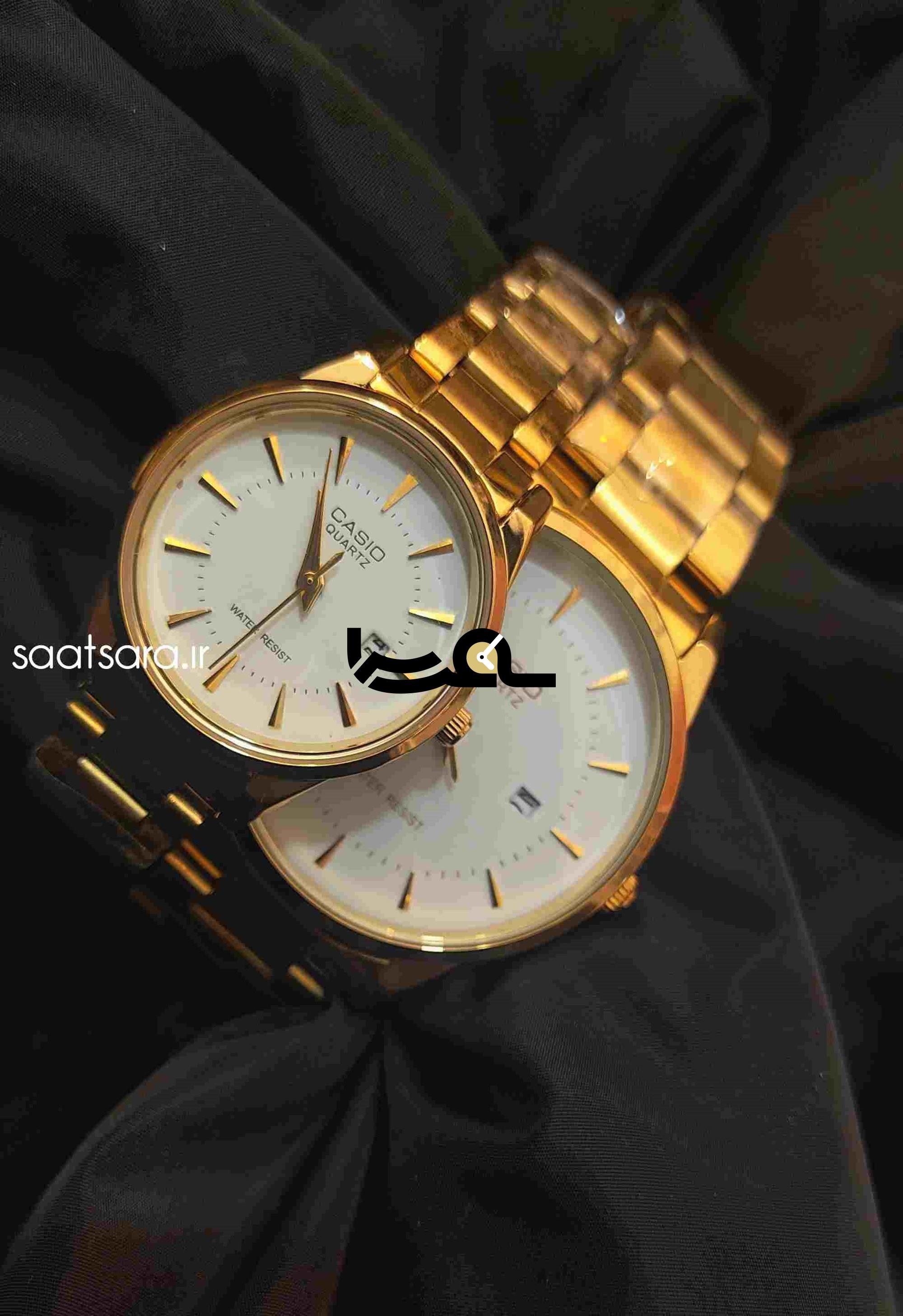 ساعت مچی عقربه ای طلایی مردانه رولکس